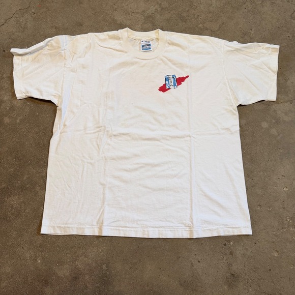 Screen Stars Other - Vintage 96 Italia Car Screen Stars De Tomaso T-Shirt Men XXL White Single Stitch